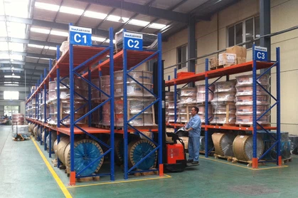 Pallet rack goods storage display Pallet rack goods storage display