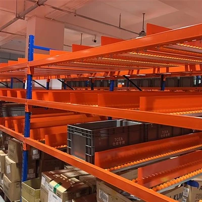 Racking ροής χαρτοκιβωτίων αποθήκης